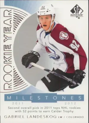 2017-18 SP AUTHENTIC - GABRIEL LANDESKOG #RYM-GL ROOKIE YEAR MILESTONES