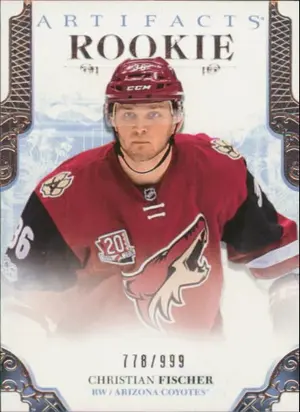 2017-18 ARTIFACTS - CHRISTIAN FISCHER #173 ROOKIE 778/999