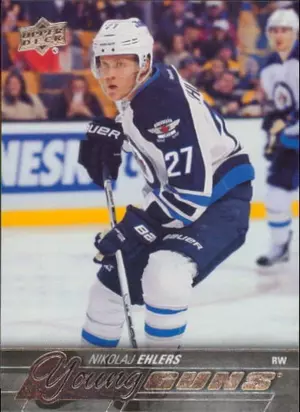 2015-16 UPPER DECK - NIKOLAJ EHLERS #223 YOUNG GUNS