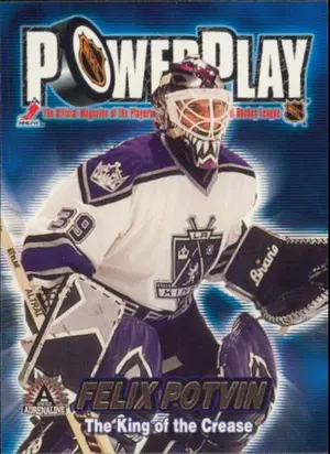 2001-02 ADRENALINE - FELIX POTVIN #18 POWER PLAY