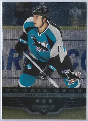 2005-06 Black Diamond (Rookie Gems Triple Diamond) #277 Josh Gorges RC