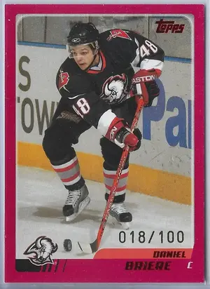 2003-04 Topps Red #68 Daniel Briere (018/100) *