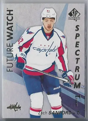 2016-17 SP Authentic Spectrum (Future Watch) #S-54 Zach Sanford