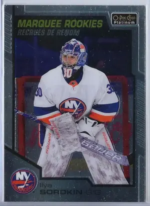 2020-21 OPC Platinum (Marquee Rookies) #196 Ilya Sorokin RC
