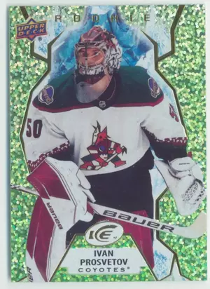 2021-22 UPPER DECK ICE - IVAN PROSVETOV #110 ROOKIE GREEN