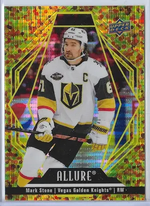2022-23 Allure Gold Glitter Bomb #74 Mark Stone (129/199)