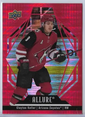 2022-23 Allure Red Rainbow #86 Clayton Keller