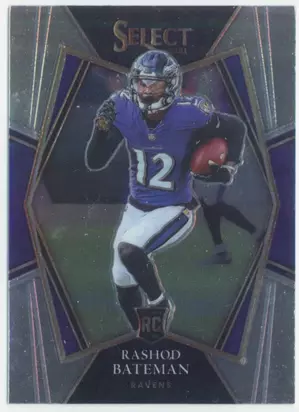 2021 Panini Select - Rashod Bateman #155 Premier Level RC