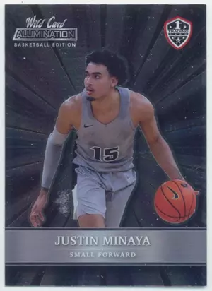 2021-22 Wild Card Alumination - Justin Minaya #ABC-46