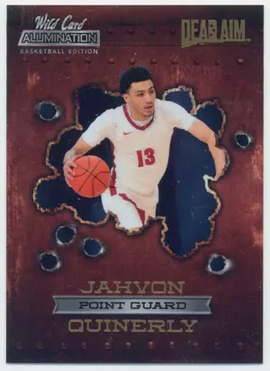 2021-22 Wild Card Alumination - Jahvon Quinerly #ADA-11 Dead Aim Gold