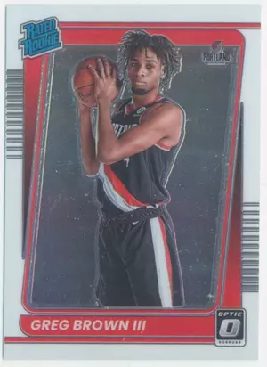 2021-22 Panini Donruss Optic - Greg Brown III #195 Rated Rookie