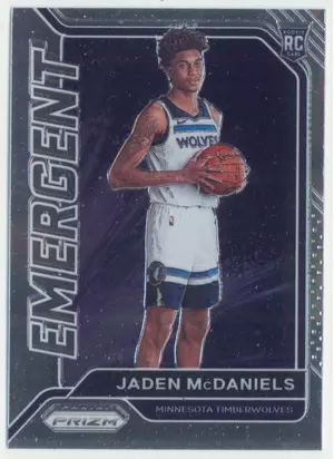 2020-21 Panini Prizm - Jaden McDaniels #10 Emergent
