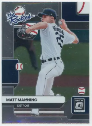 2022 Panini Donruss Optic - Matt Manning #TR-6 The Rookies