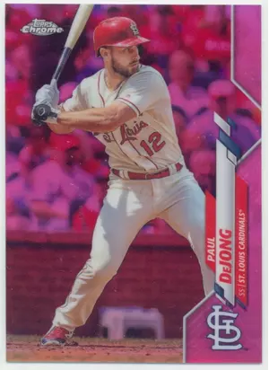 2020 Topps Chrome - Paul DeJong #178 Pink Refractor Parallel
