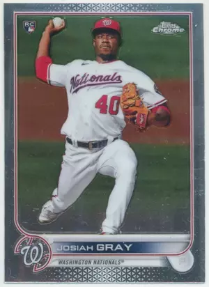 2022 Topps Chrome - Josiah Gray #160 RC