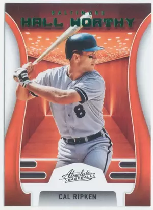 2022 Panini Absolute Retail - Cal Ripken #HW-7 Hall Worthy Green Parallel