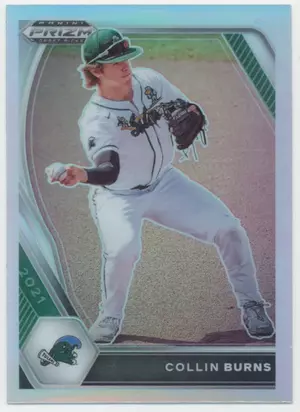 2021 Panini Prizm Draft Picks - Collin Burns #PDP167 Silver Prizm Parallel