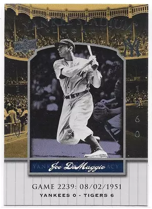 2008 Yankee Stadium Legacy Collection #2239 Joe DiMaggio *