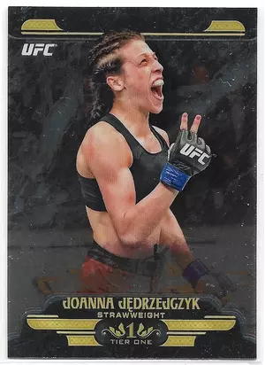 2017 Topps UFC Chrome Tier One #UT-JJ Joanna Jedrzejczyk