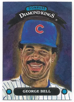 1992 Donruss Diamond Kings #DK-7 George Bell