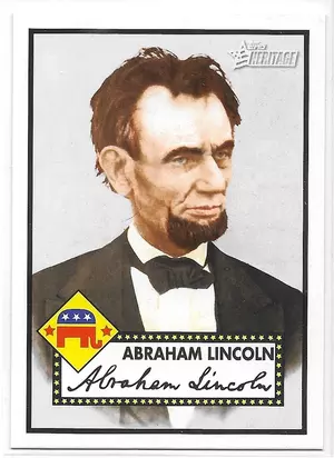 2009 Topps Heritage American Heroes #18 Abraham Lincoln