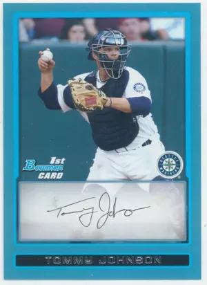 2009 Bowman - Tommy Johnson #BP80 Prospect Blue Parallel 229/500