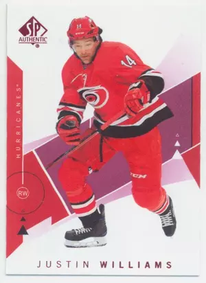2018-19 SP AUTHENTIC - JUSTIN WILLIAMS #19 RED