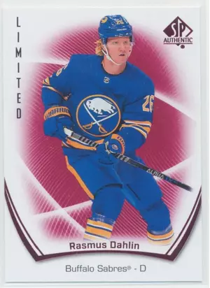2021-22 SP AUTHENTIC - RASMUS DAHLIN #14 LIMITED RED