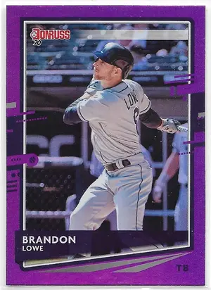 2020 Donruss Holo Purple #168 Brandon Lowe