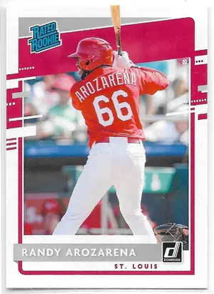 2020 Donruss (Rated Rookie) #51 Randy Arozarena RC