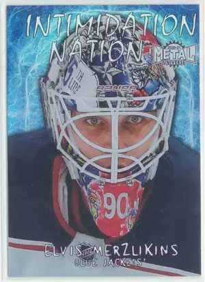 2020-21 SKYBOX METAL UNIVERSE - ELVIS MERZLIKINS #IN-22 INTIMIDATION NATION