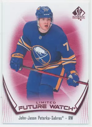 2021-22 SP AUTHENTIC - JOHN-JASON PETERKA #152 FUTURE WATCH LIMITED RED
