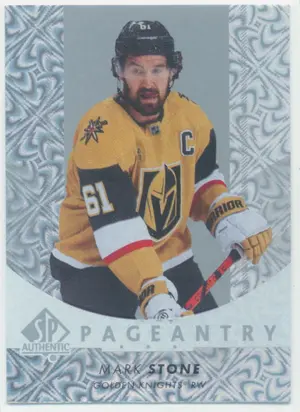 2022-23 SP AUTHENTIC - MARK STONE #P-30 PAGEANTRY
