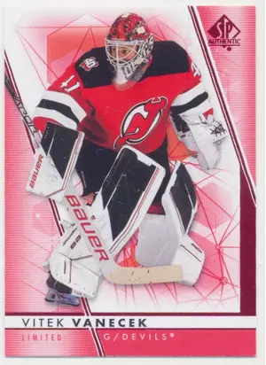 2022-23 SP AUTHENTIC - VITEK VANECEK #42 LIMITED RED