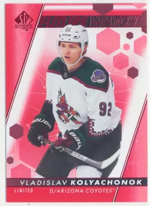 2022-23 SP AUTHENTIC - VLADISLAV KOLYACHONOK #166 FUTURE WATCH LIMITED RED