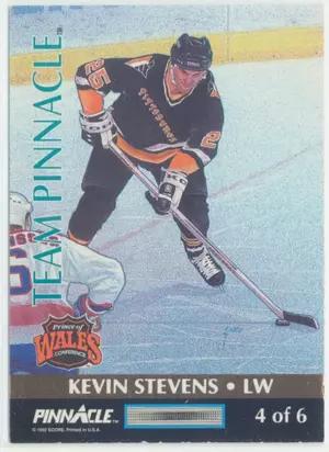 1992-93 PINNACLE (USA) - KEVIN STEVENS/PAVEL BURE #4 TEAM PINNACLE