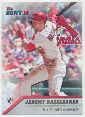 2016 Topps Bunt - Jeremy Hazelbaker #150 RC