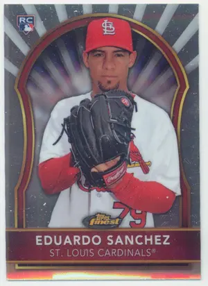 2011 Topps Finest - Eduardo Sanchez #99 RC