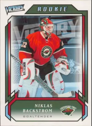 2006-07 VICTORY - NIKLAS BACKSTROM #295 ROOKIE