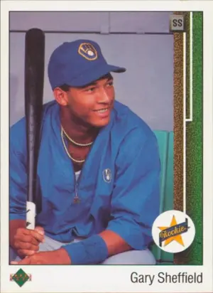1989 Upper Deck - Gary Sheffield #13 Rookie (Error)