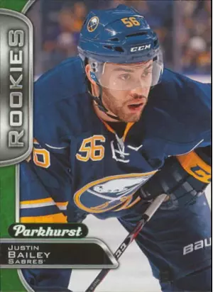 2016-17 PARKHURST - JUSTIN BAILEY #346 ROOKIE