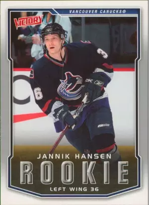 2007-08 VICTORY - JANNIK HANSEN #245 ROOKIE