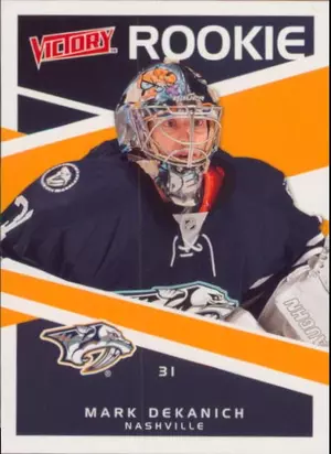 2010-11 VICTORY - MARK DEKANICH #319 ROOKIE