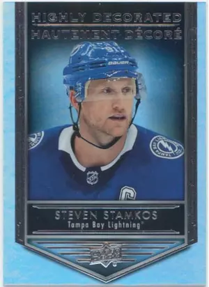 2019-20 TIM HORTONS - STEVEN STAMKOS #HD-13 HIGHLY DECORATED