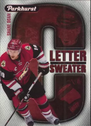 2016-17 PARKHURST - SHANE DOAN #LS3 LETTER ON THE SWEATER