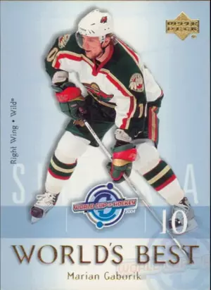 2004-05 UPPER DECK - MARIAN GABORIK #WB23 WORLD'S BEST