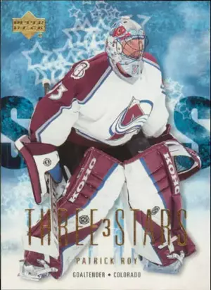 2003-04 UPPER DECK - PATRICK ROY #AS12 THREE STARS