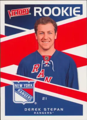 2010-11 VICTORY - DEREK STEPAN #318 ROOKIE