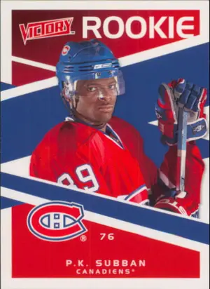2010-11 VICTORY - P.K. SUBBAN #228 ROOKIE