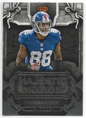 2012 Crown Royale Majestic Motion #22 Hakeem Nicks